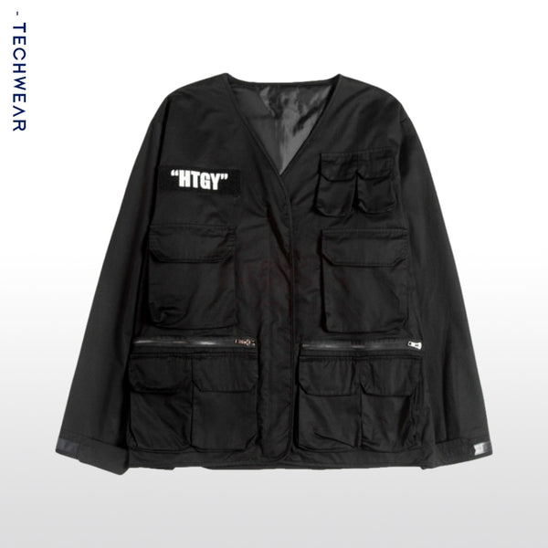 KT 'HTGY' Multiple Pockets Techwear Jacket