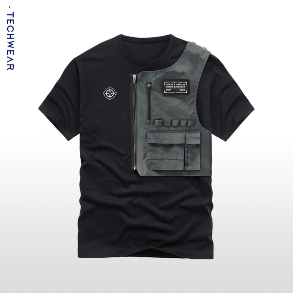 KT Zipper Tactical Combat T-Shirt