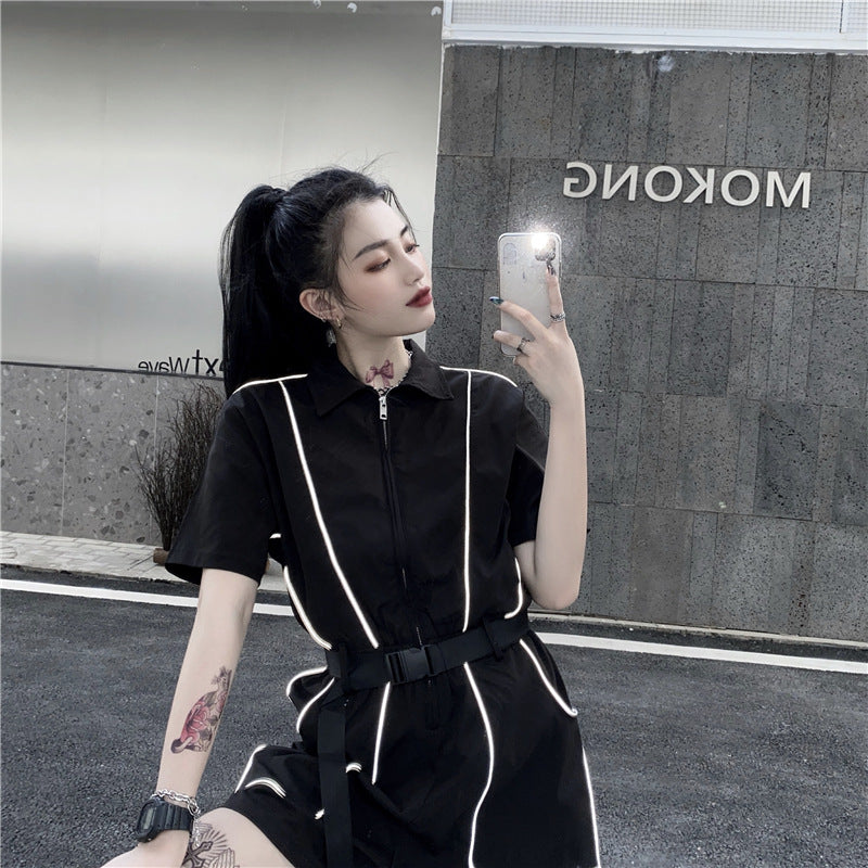 KT Dark Functional Reflective Dress