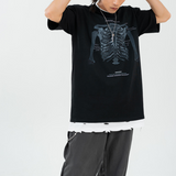 KT Skeleton Letter Graphic T-Shirt