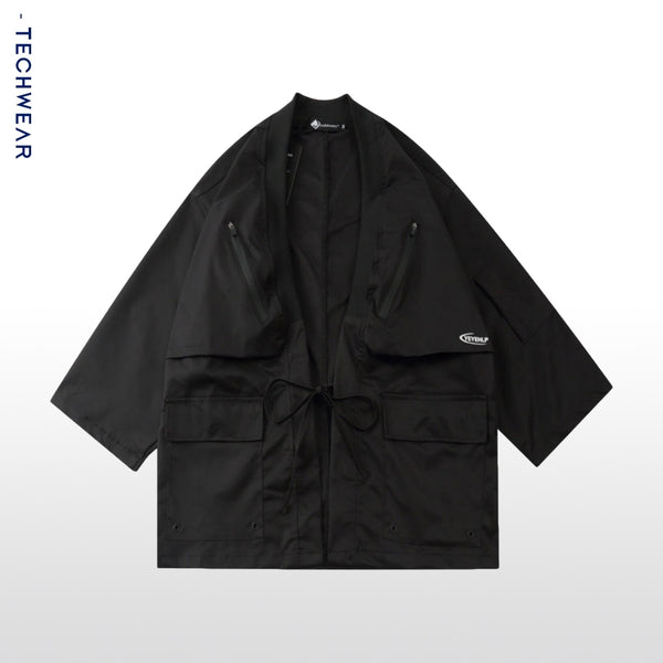 KT Dark Multi-pocket Half Sleeve Jacket