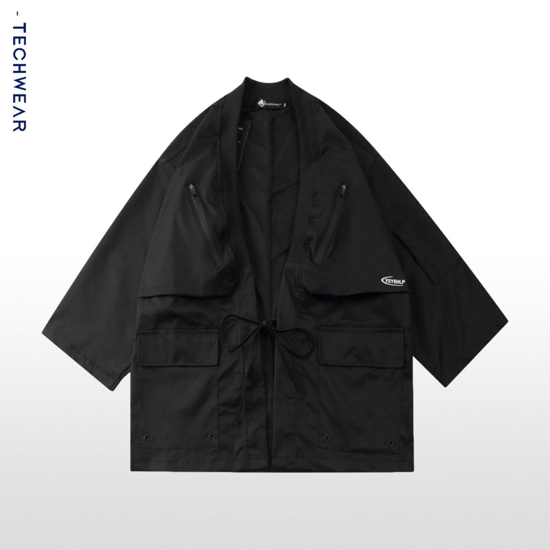 KT Dark Multi-pocket Half Sleeve Jacket