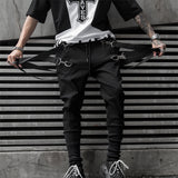 KT Black Tapered Cargo Pants