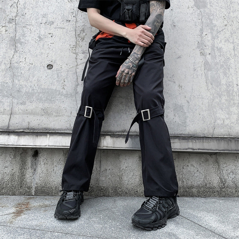 KT Dark Design Straight-Leg Cargo Pants