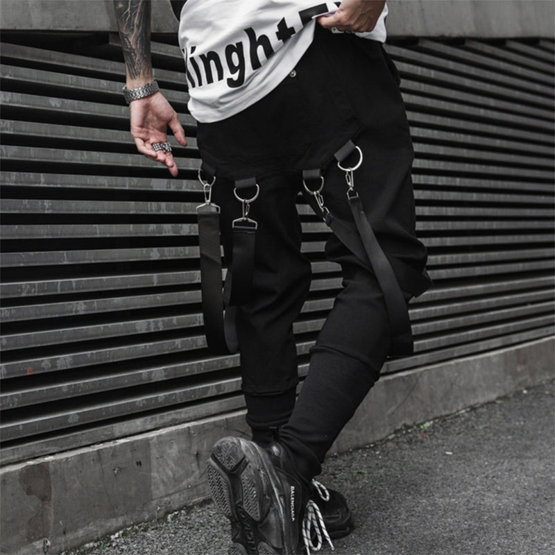 KT Black Tapered Cargo Pants