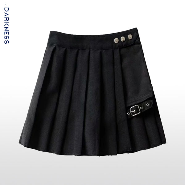 KT High Waist False Two Pieces Skirt