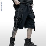 KT Dark Multi-Pocket Cargo Shorts