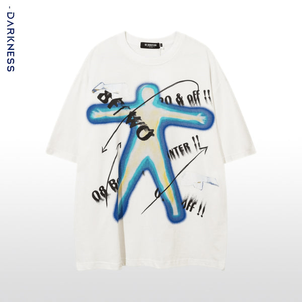 KT Abstract Print T-shirt