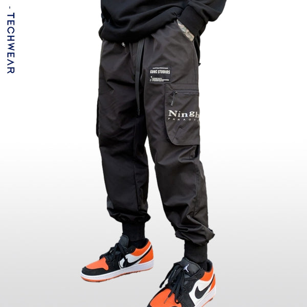 KT 'NIN' Dark Cargo Pants