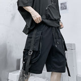 KT Dark Multi-Pocket Cargo Shorts